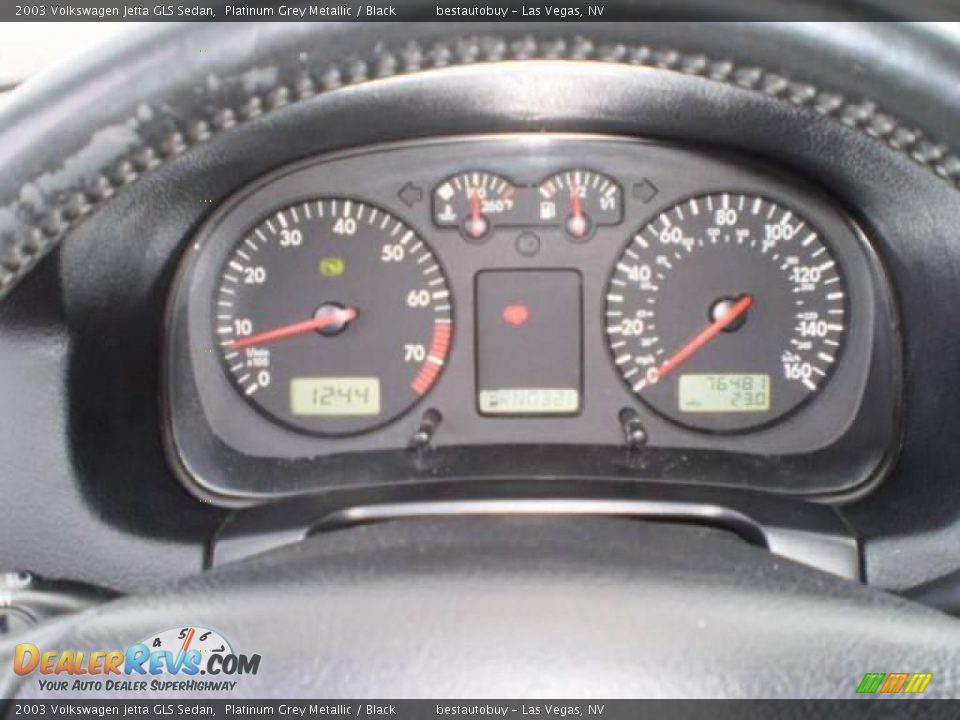 2003 Volkswagen Jetta GLS Sedan Platinum Grey Metallic / Black Photo #22