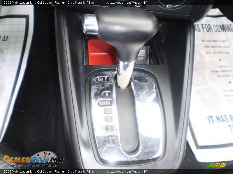 2003 Volkswagen Jetta GLS Sedan Platinum Grey Metallic / Black Photo #25