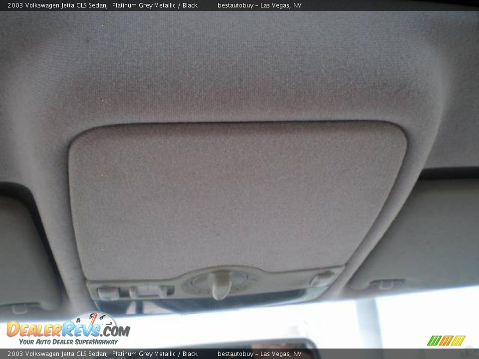 2003 Volkswagen Jetta GLS Sedan Platinum Grey Metallic / Black Photo #26