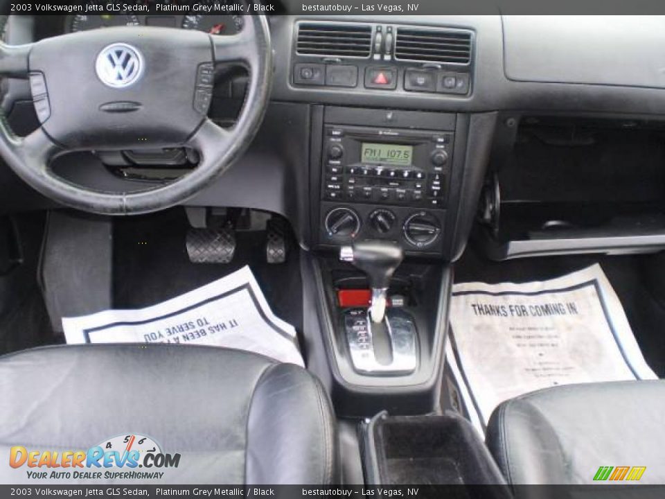 2003 Volkswagen Jetta GLS Sedan Platinum Grey Metallic / Black Photo #29