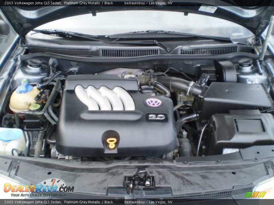 2003 Volkswagen Jetta GLS Sedan Platinum Grey Metallic / Black Photo #31