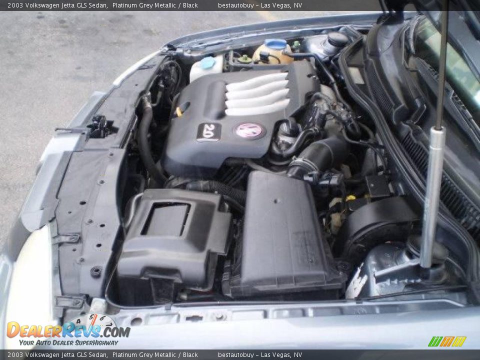 2003 Volkswagen Jetta GLS Sedan Platinum Grey Metallic / Black Photo #32