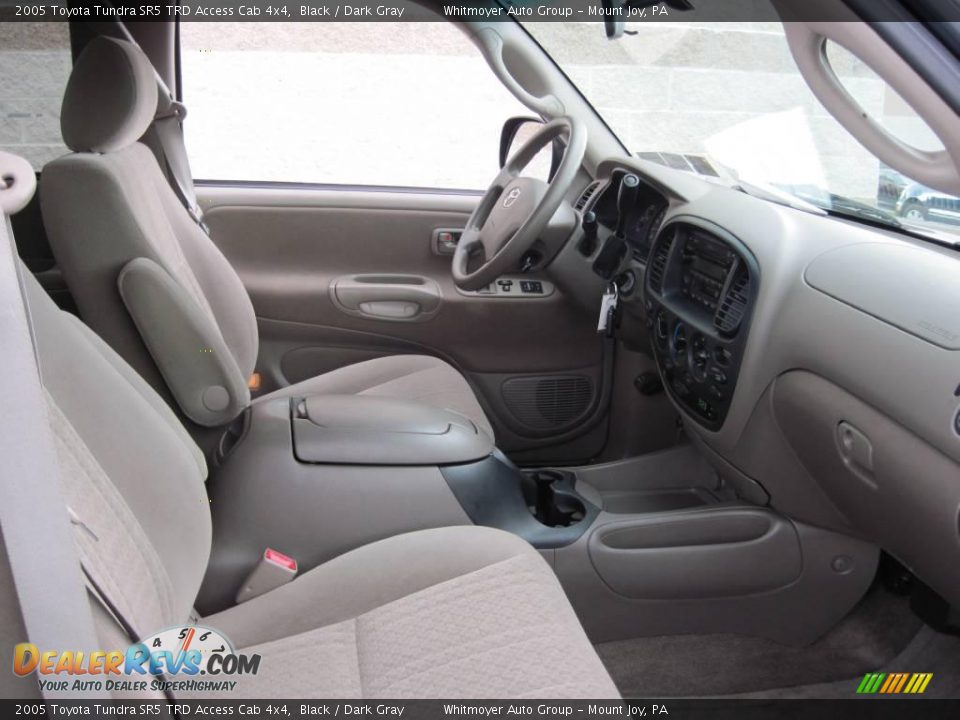 2005 Toyota Tundra SR5 TRD Access Cab 4x4 Black / Dark Gray Photo #5
