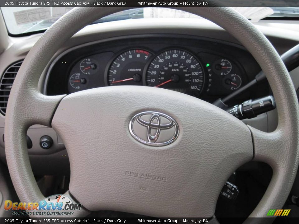 2005 Toyota Tundra SR5 TRD Access Cab 4x4 Black / Dark Gray Photo #10