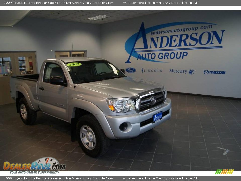 2009 Toyota Tacoma Regular Cab 4x4 Silver Streak Mica / Graphite Gray Photo #1
