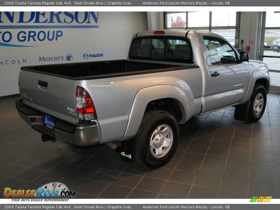 2009 Toyota Tacoma Regular Cab 4x4 Silver Streak Mica / Graphite Gray Photo #3
