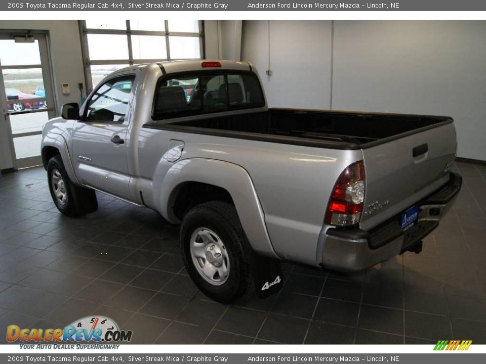 2009 Toyota Tacoma Regular Cab 4x4 Silver Streak Mica / Graphite Gray Photo #5