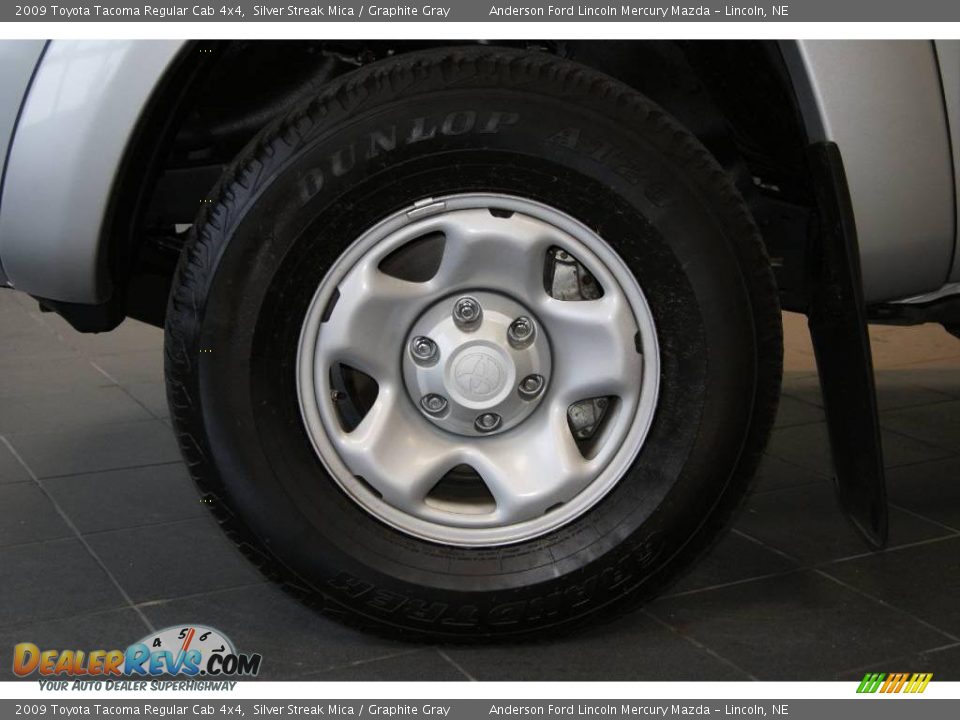 2009 Toyota Tacoma Regular Cab 4x4 Silver Streak Mica / Graphite Gray Photo #11