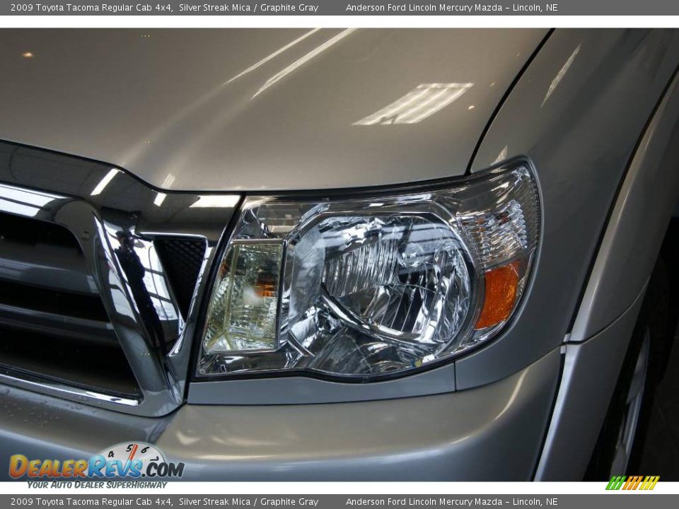 2009 Toyota Tacoma Regular Cab 4x4 Silver Streak Mica / Graphite Gray Photo #13