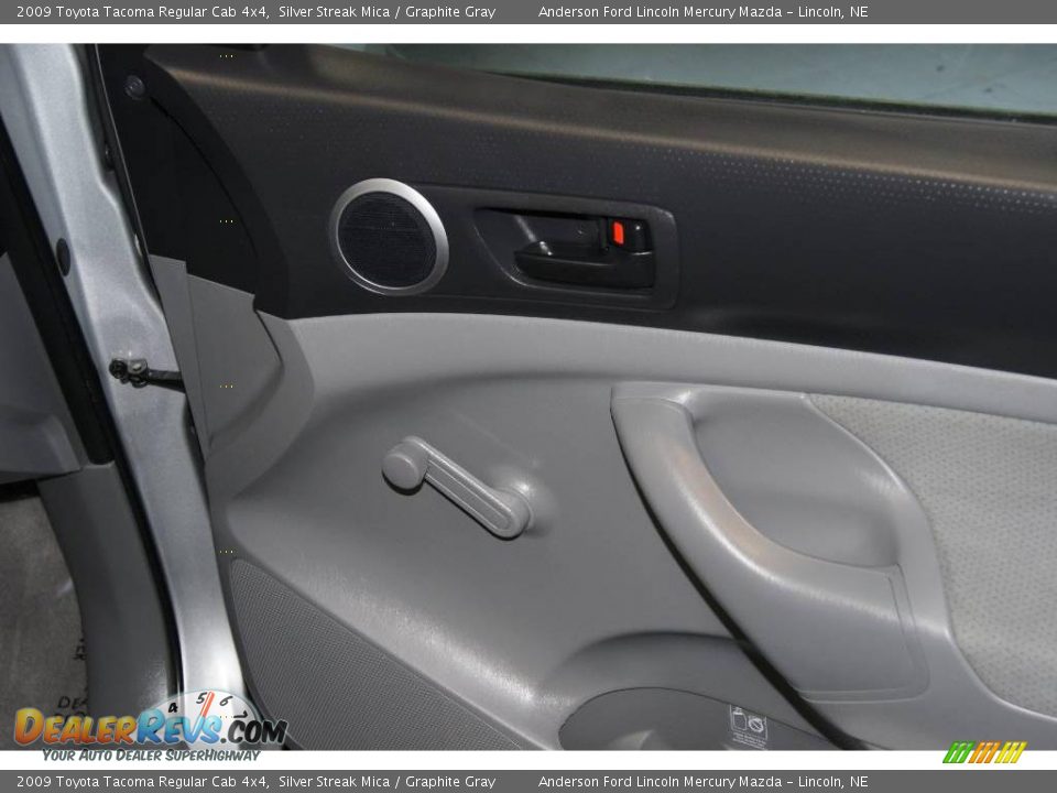 2009 Toyota Tacoma Regular Cab 4x4 Silver Streak Mica / Graphite Gray Photo #25