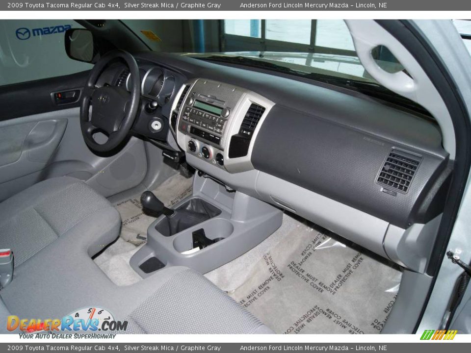 2009 Toyota Tacoma Regular Cab 4x4 Silver Streak Mica / Graphite Gray Photo #27