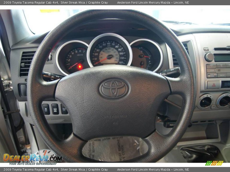 2009 Toyota Tacoma Regular Cab 4x4 Silver Streak Mica / Graphite Gray Photo #34