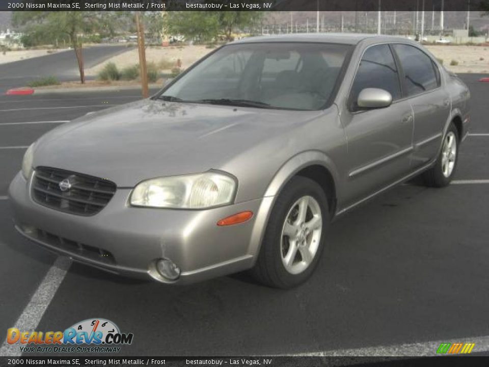 2000 Nissan Maxima SE Sterling Mist Metallic / Frost Photo #2