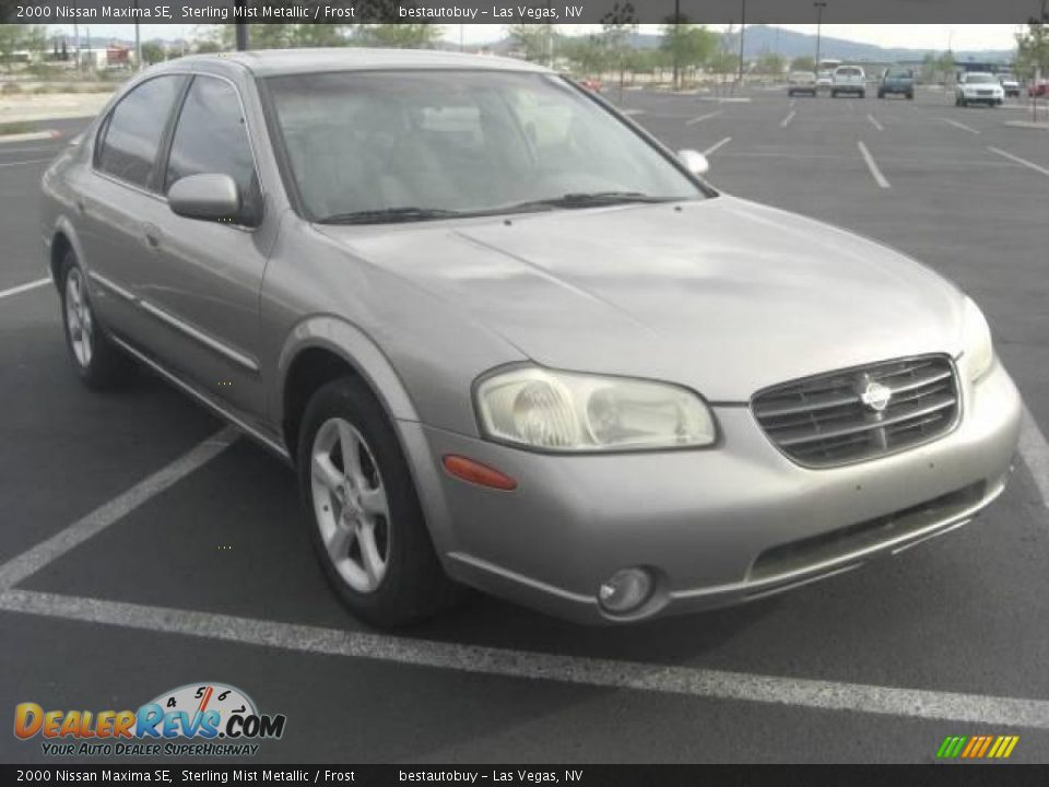 2000 Nissan Maxima SE Sterling Mist Metallic / Frost Photo #4