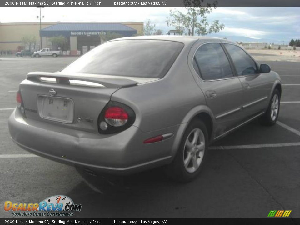 2000 Nissan Maxima SE Sterling Mist Metallic / Frost Photo #6