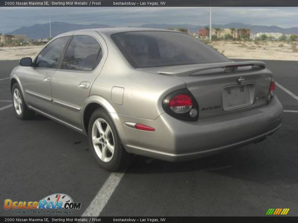 2000 Nissan Maxima SE Sterling Mist Metallic / Frost Photo #8