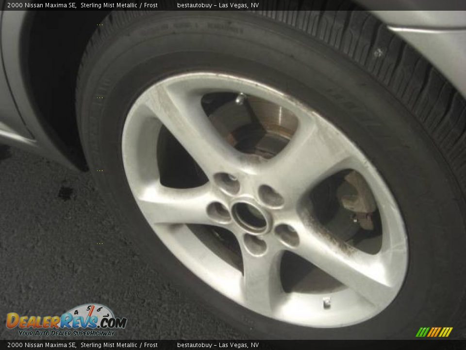 2000 Nissan Maxima SE Sterling Mist Metallic / Frost Photo #9