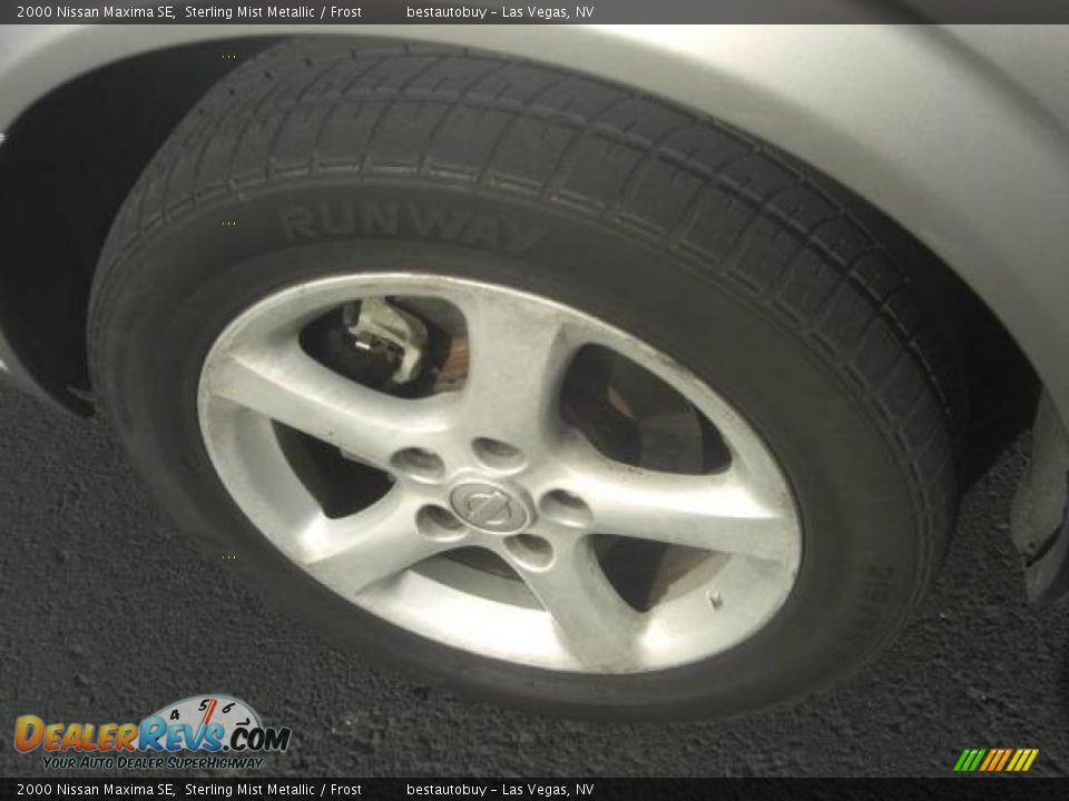 2000 Nissan Maxima SE Sterling Mist Metallic / Frost Photo #10
