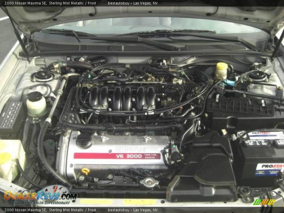2000 Nissan Maxima SE Sterling Mist Metallic / Frost Photo #15