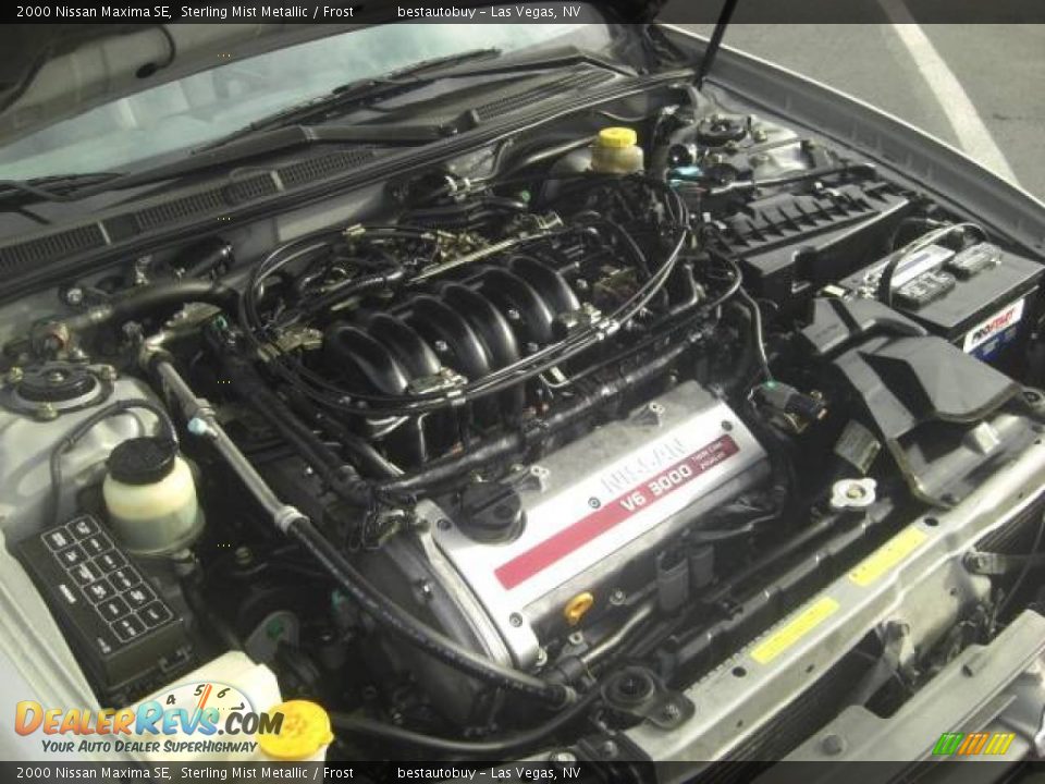 2000 Nissan Maxima SE Sterling Mist Metallic / Frost Photo #16