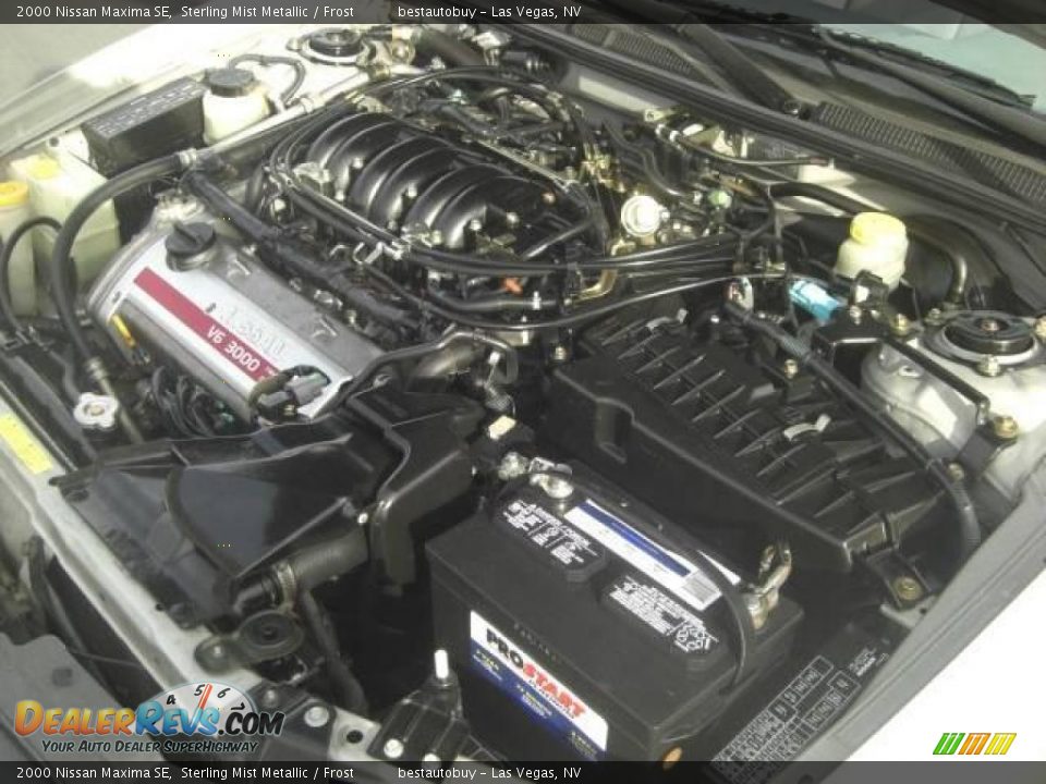 2000 Nissan Maxima SE Sterling Mist Metallic / Frost Photo #18