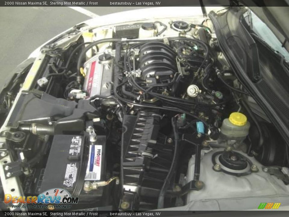 2000 Nissan Maxima SE Sterling Mist Metallic / Frost Photo #19