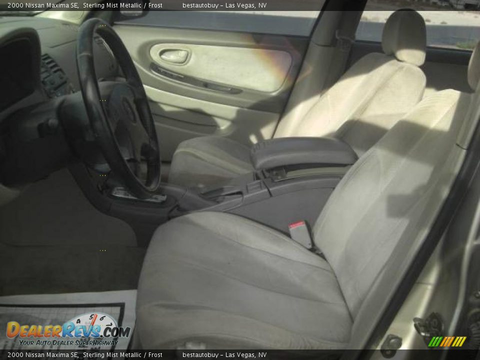 2000 Nissan Maxima SE Sterling Mist Metallic / Frost Photo #22