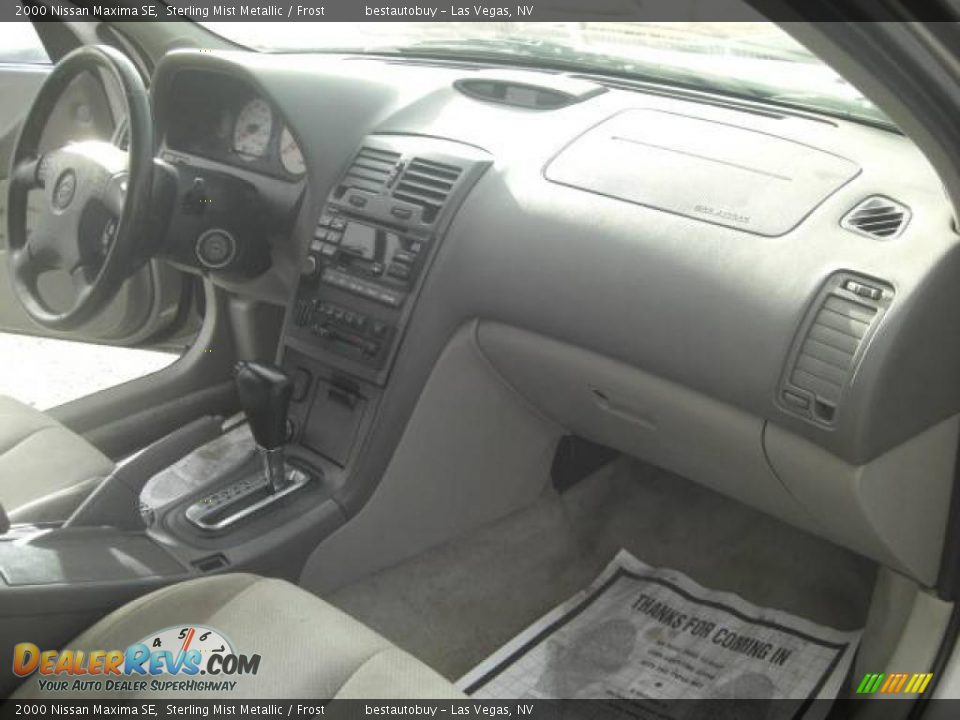 2000 Nissan Maxima SE Sterling Mist Metallic / Frost Photo #31