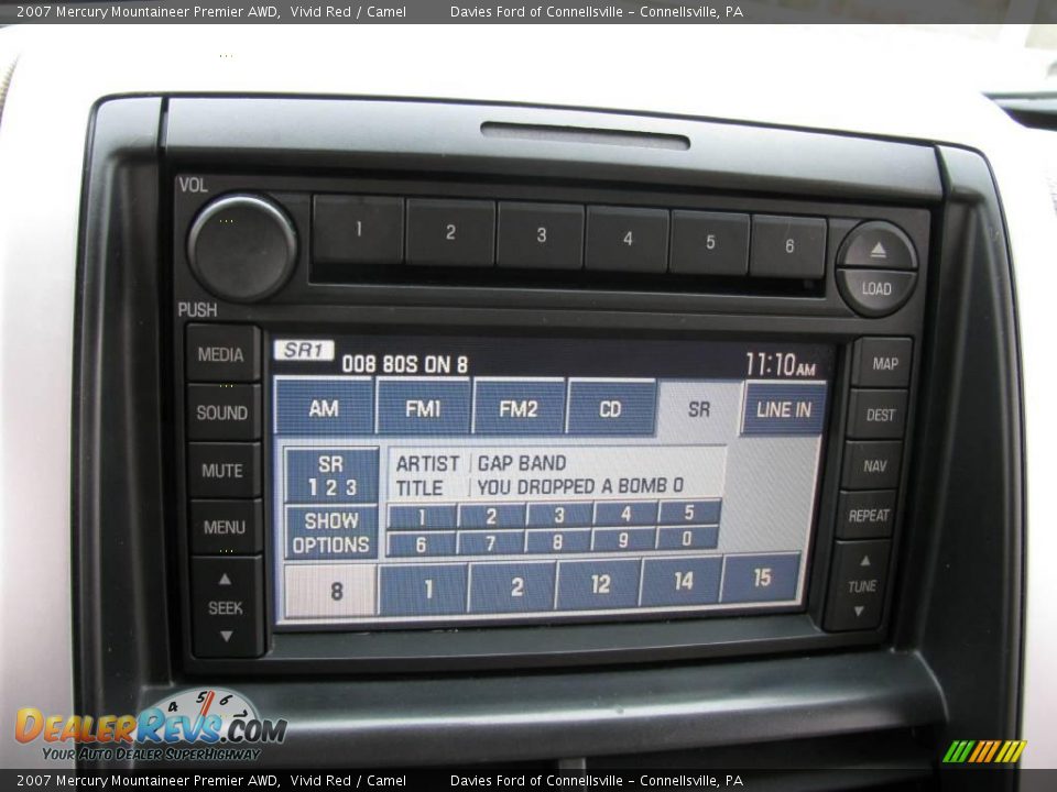 2007 Mercury Mountaineer Premier AWD Vivid Red / Camel Photo #9