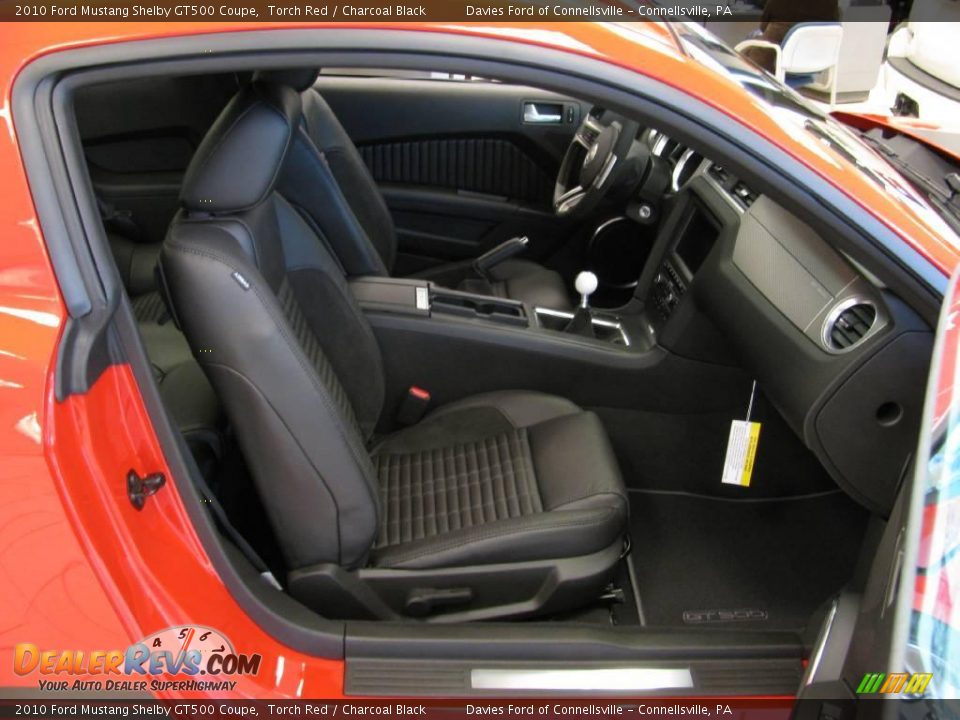 2010 Ford Mustang Shelby GT500 Coupe Torch Red / Charcoal Black Photo #13