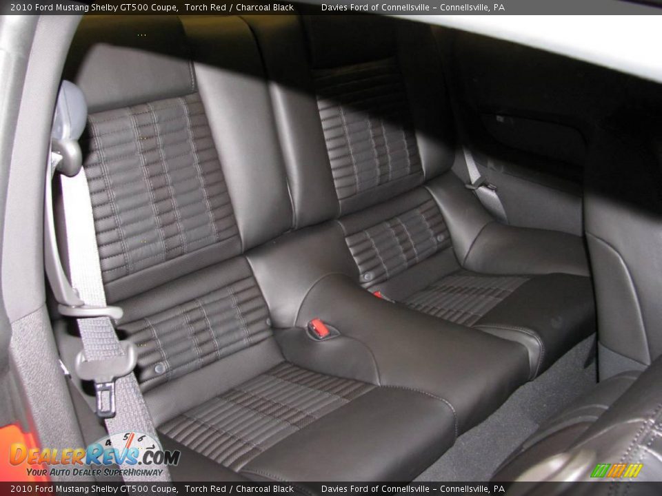 2010 Ford Mustang Shelby GT500 Coupe Torch Red / Charcoal Black Photo #14