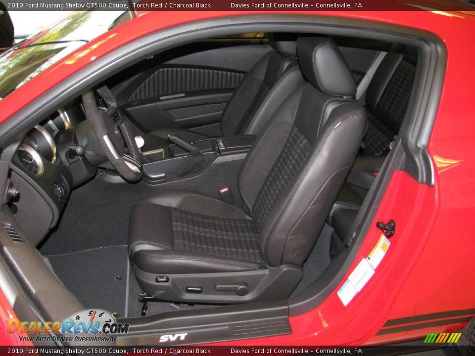 2010 Ford Mustang Shelby GT500 Coupe Torch Red / Charcoal Black Photo #18