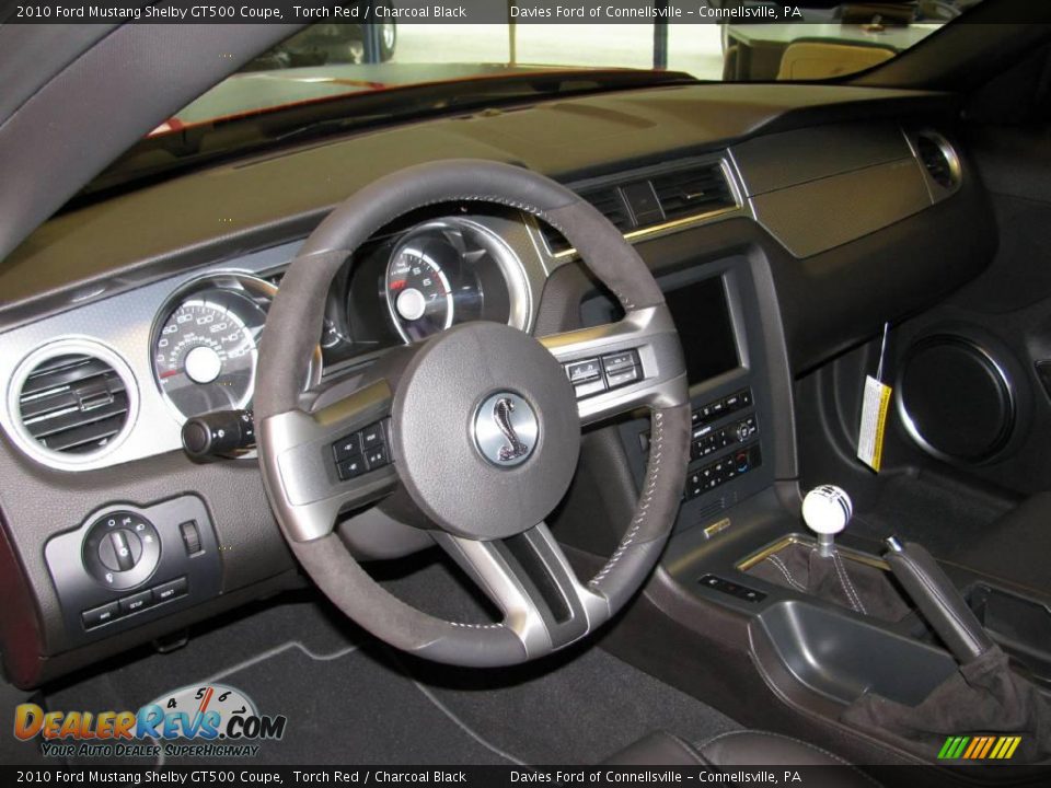 2010 Ford Mustang Shelby GT500 Coupe Torch Red / Charcoal Black Photo #19