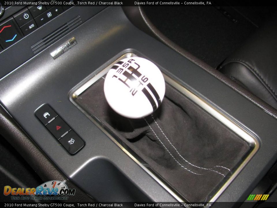 2010 Ford Mustang Shelby GT500 Coupe Torch Red / Charcoal Black Photo #20