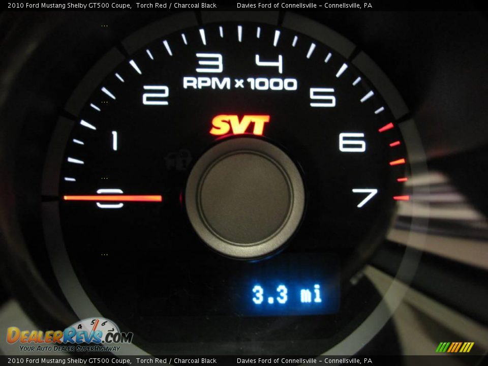 2010 Ford Mustang Shelby GT500 Coupe Torch Red / Charcoal Black Photo #27