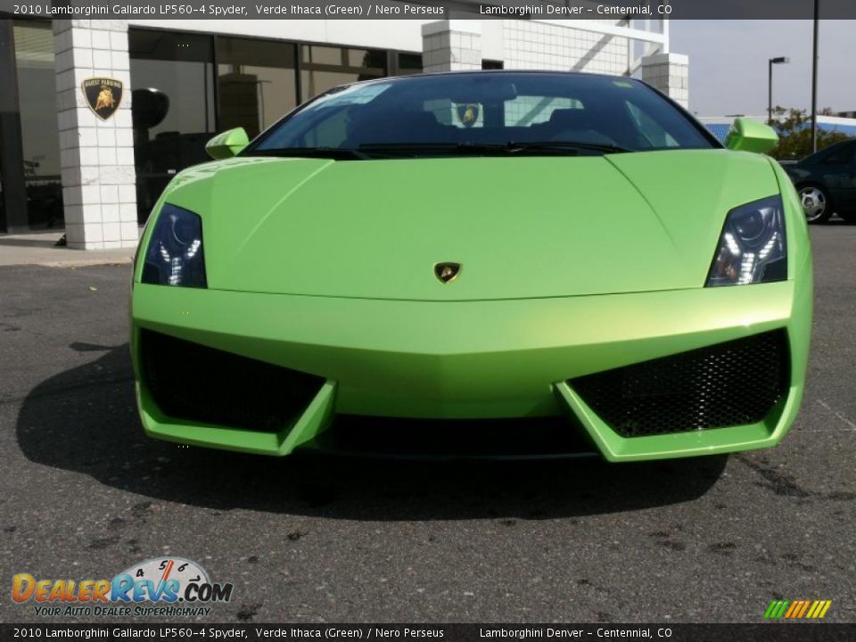 2010 Lamborghini Gallardo LP560-4 Spyder Verde Ithaca (Green) / Nero Perseus Photo #3