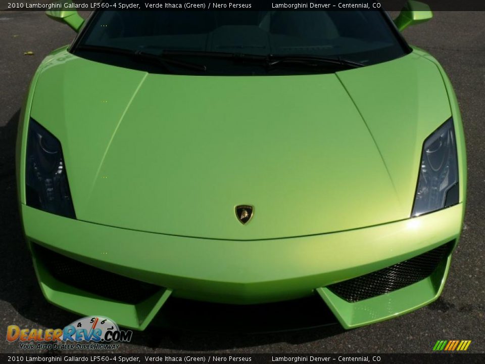 2010 Lamborghini Gallardo LP560-4 Spyder Verde Ithaca (Green) / Nero Perseus Photo #23