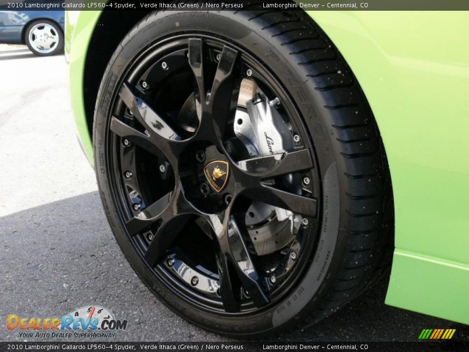 2010 Lamborghini Gallardo LP560-4 Spyder Verde Ithaca (Green) / Nero Perseus Photo #27