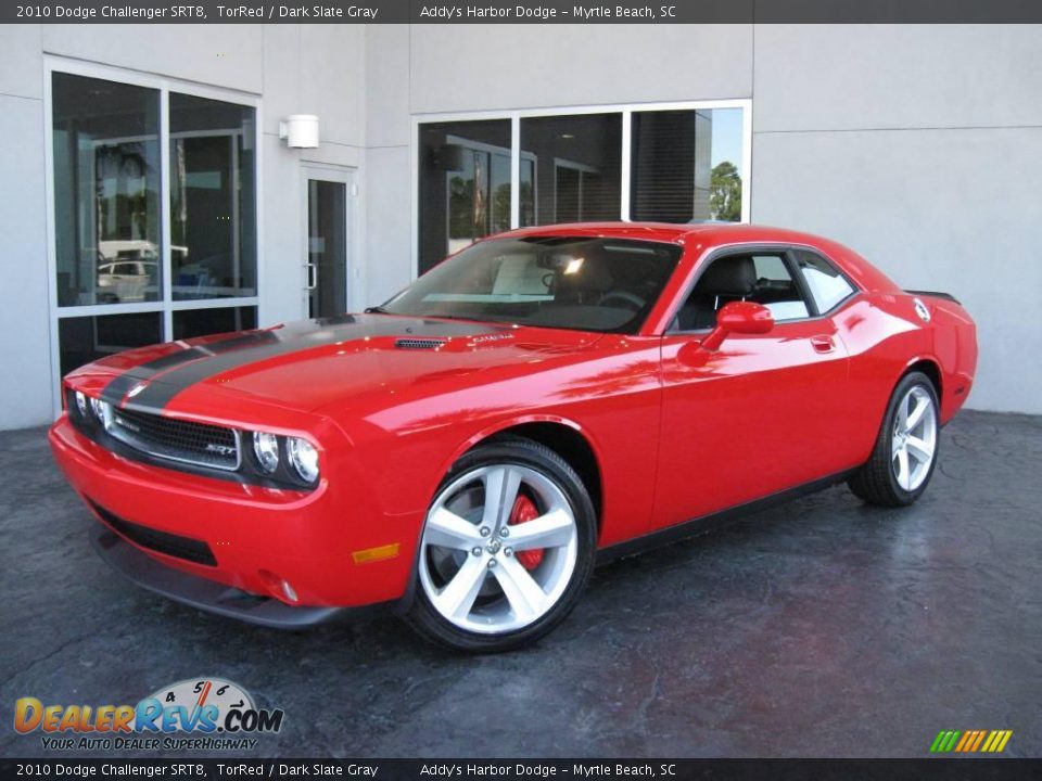 2010 Dodge Challenger SRT8 TorRed / Dark Slate Gray Photo #1