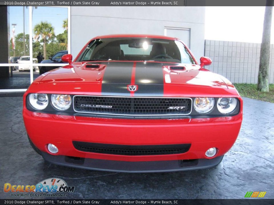2010 Dodge Challenger SRT8 TorRed / Dark Slate Gray Photo #3