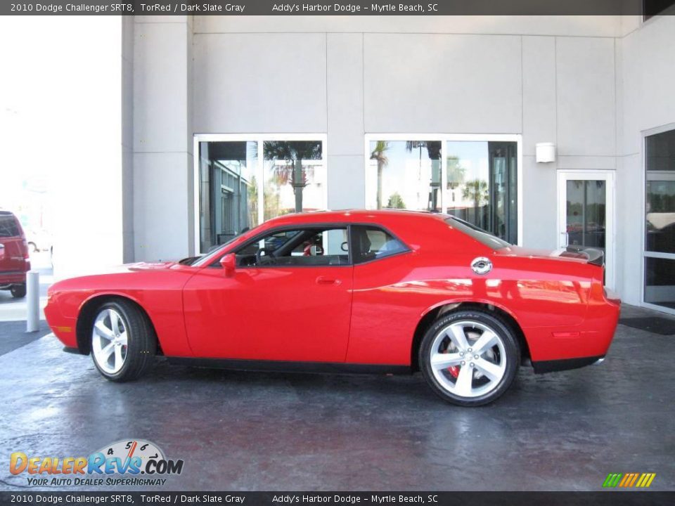 2010 Dodge Challenger SRT8 TorRed / Dark Slate Gray Photo #6