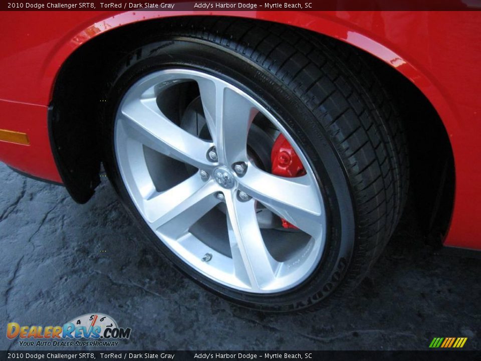 2010 Dodge Challenger SRT8 TorRed / Dark Slate Gray Photo #11