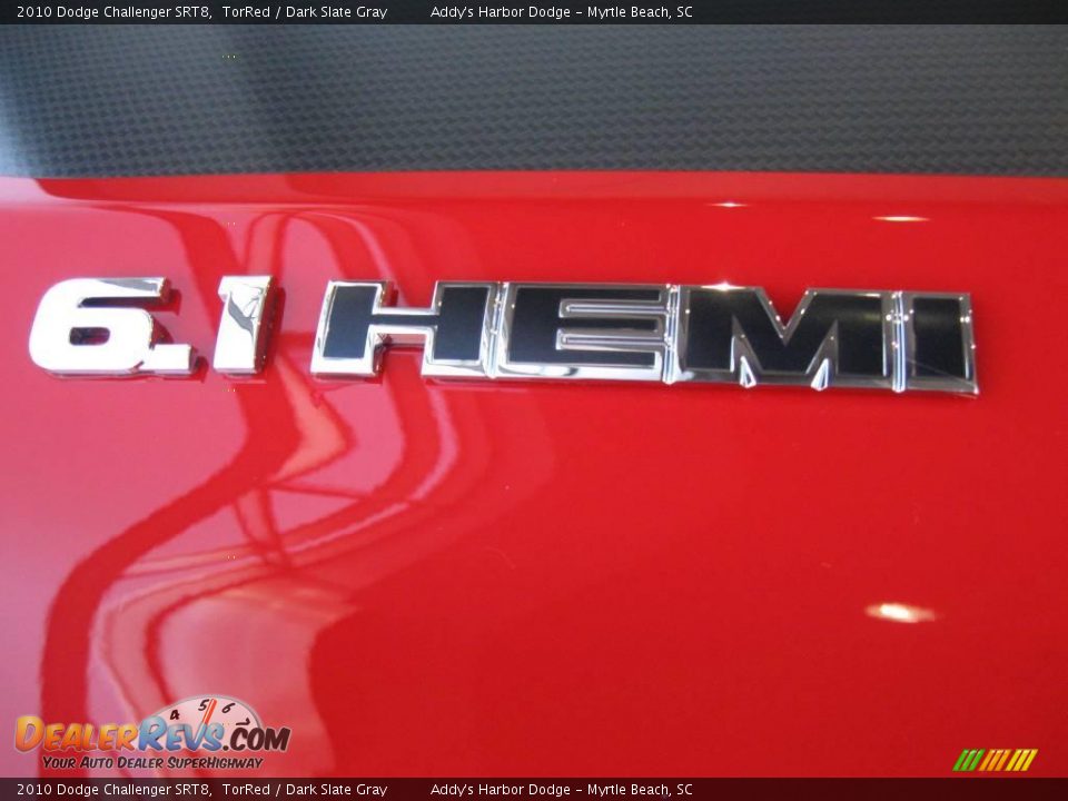 2010 Dodge Challenger SRT8 TorRed / Dark Slate Gray Photo #12