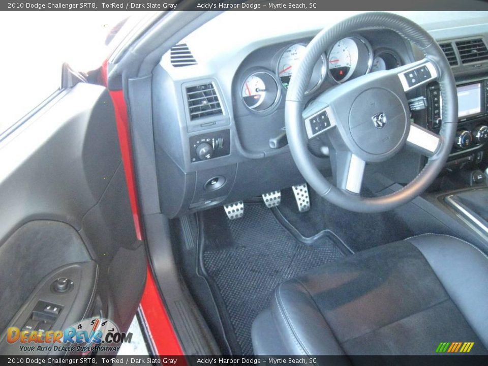 2010 Dodge Challenger SRT8 TorRed / Dark Slate Gray Photo #14