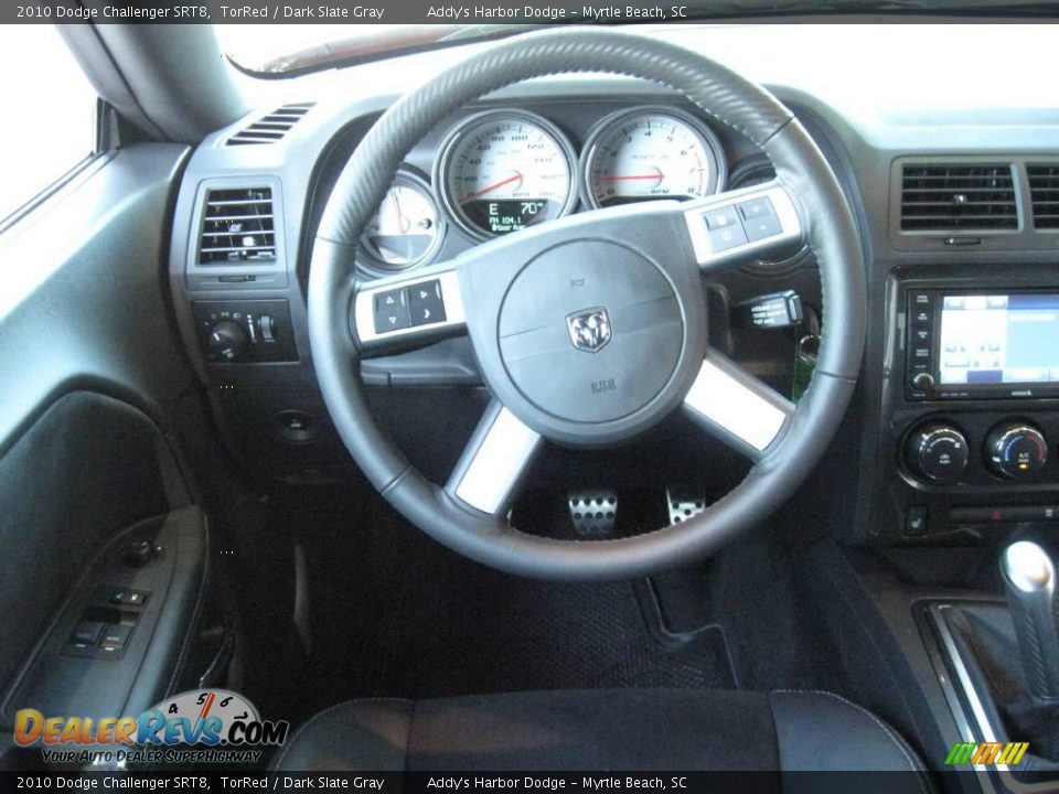 2010 Dodge Challenger SRT8 TorRed / Dark Slate Gray Photo #22
