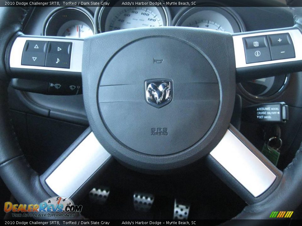 2010 Dodge Challenger SRT8 TorRed / Dark Slate Gray Photo #23