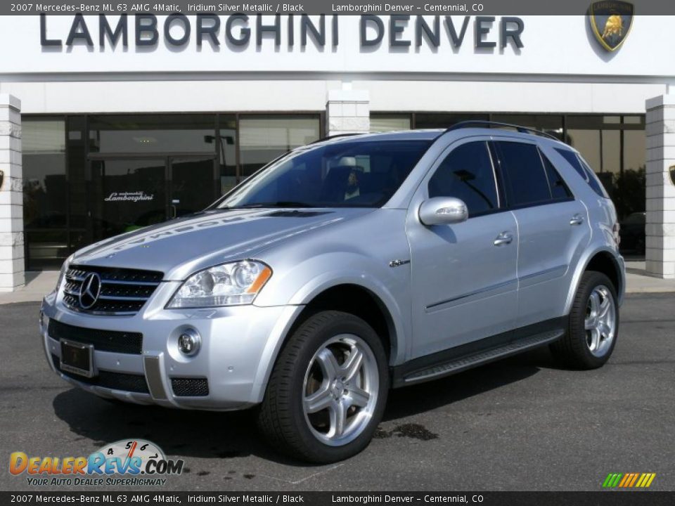 2007 Mercedes-Benz ML 63 AMG 4Matic Iridium Silver Metallic / Black Photo #1