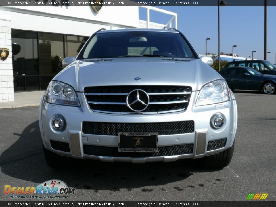 2007 Mercedes-Benz ML 63 AMG 4Matic Iridium Silver Metallic / Black Photo #3