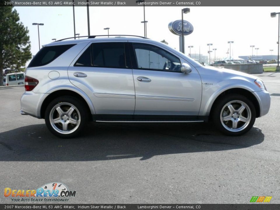 2007 Mercedes-Benz ML 63 AMG 4Matic Iridium Silver Metallic / Black Photo #5