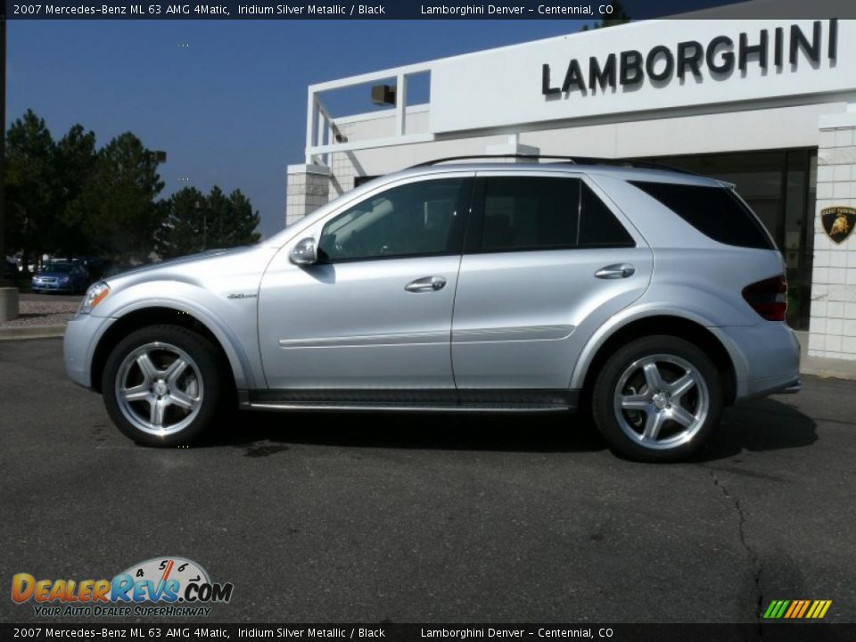 2007 Mercedes-Benz ML 63 AMG 4Matic Iridium Silver Metallic / Black Photo #9
